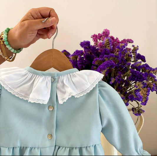 Fofo veludo azul 6 meses ( 68cm )