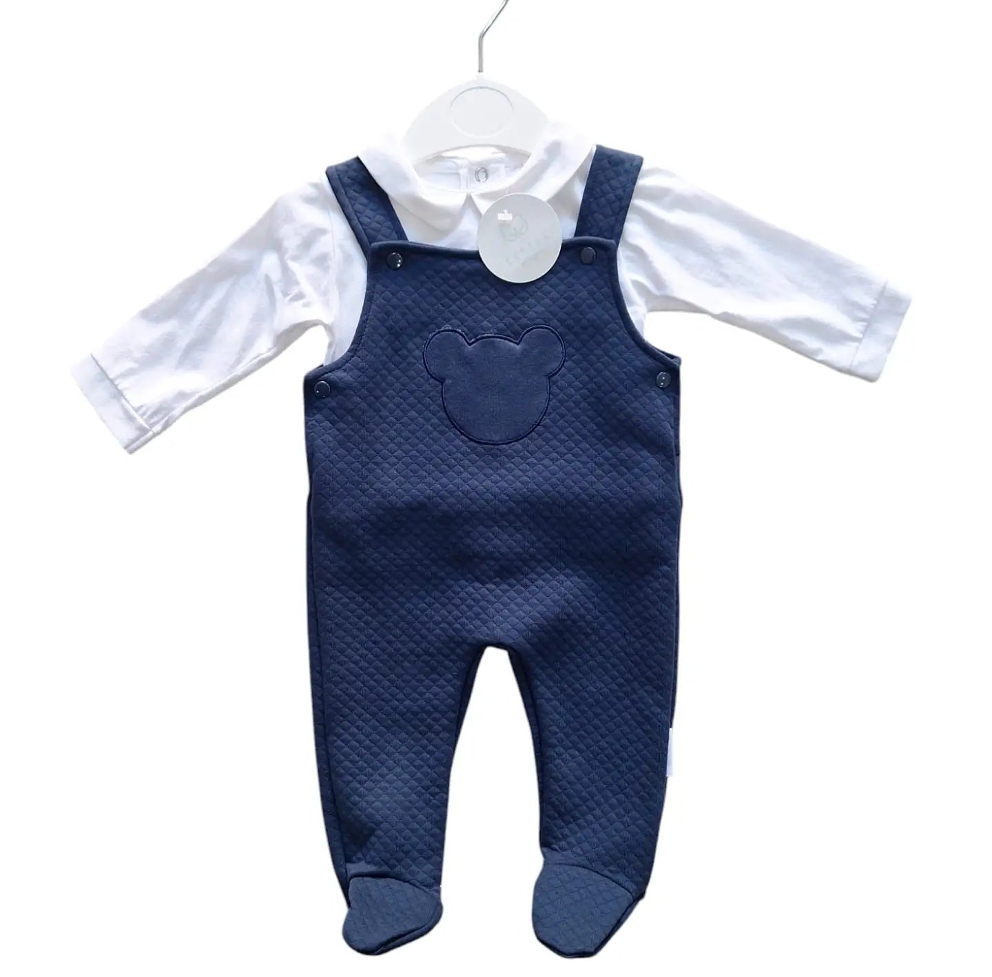 Conjunto de 2 peças 100% algodão - Azul Marinho