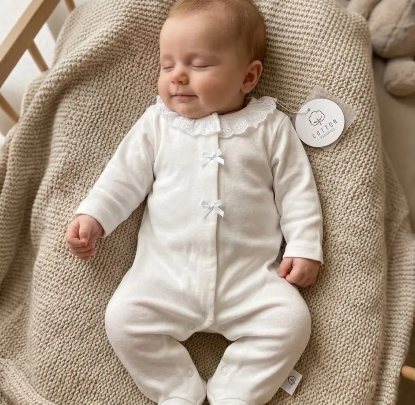 Babygrow sem carda 100% algodão