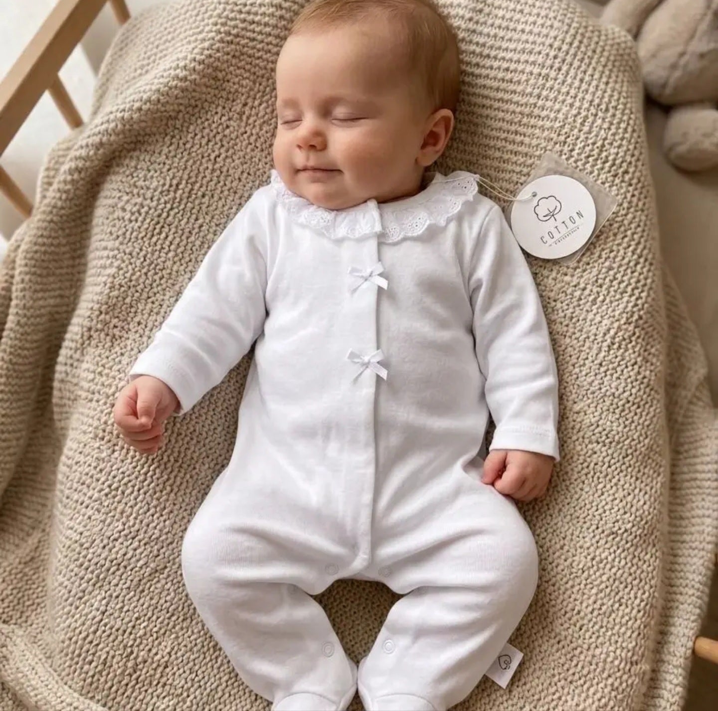 Babygrow sem carda 100% algodão