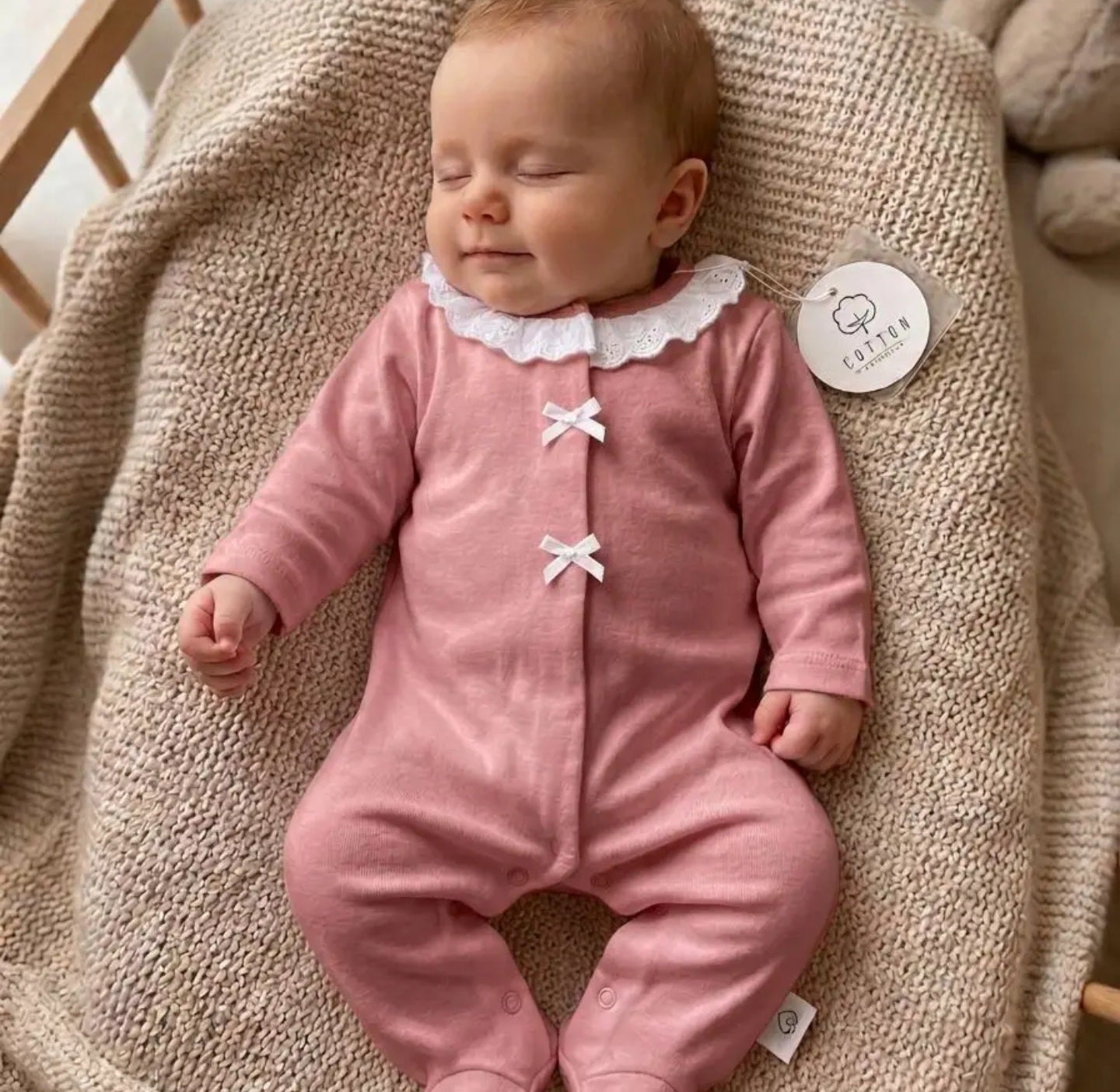 Babygrow sem carda 100% algodão