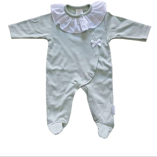 Babygrow liso com gola sem carda