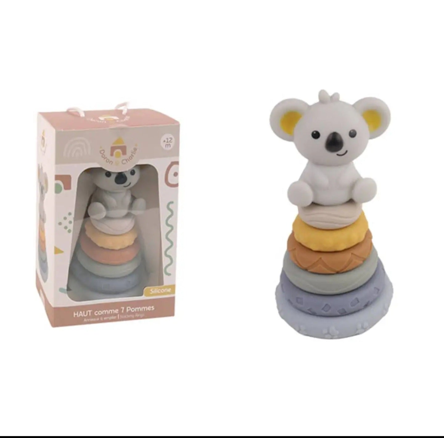 Torre empilhável de silicone
